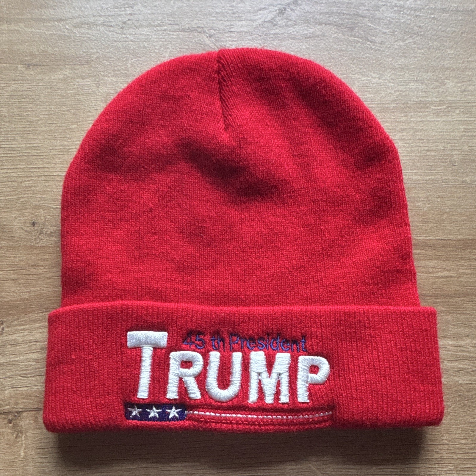 MAGA 2016 RED DONALD TRUMP WINTER HAT NEVER WORN