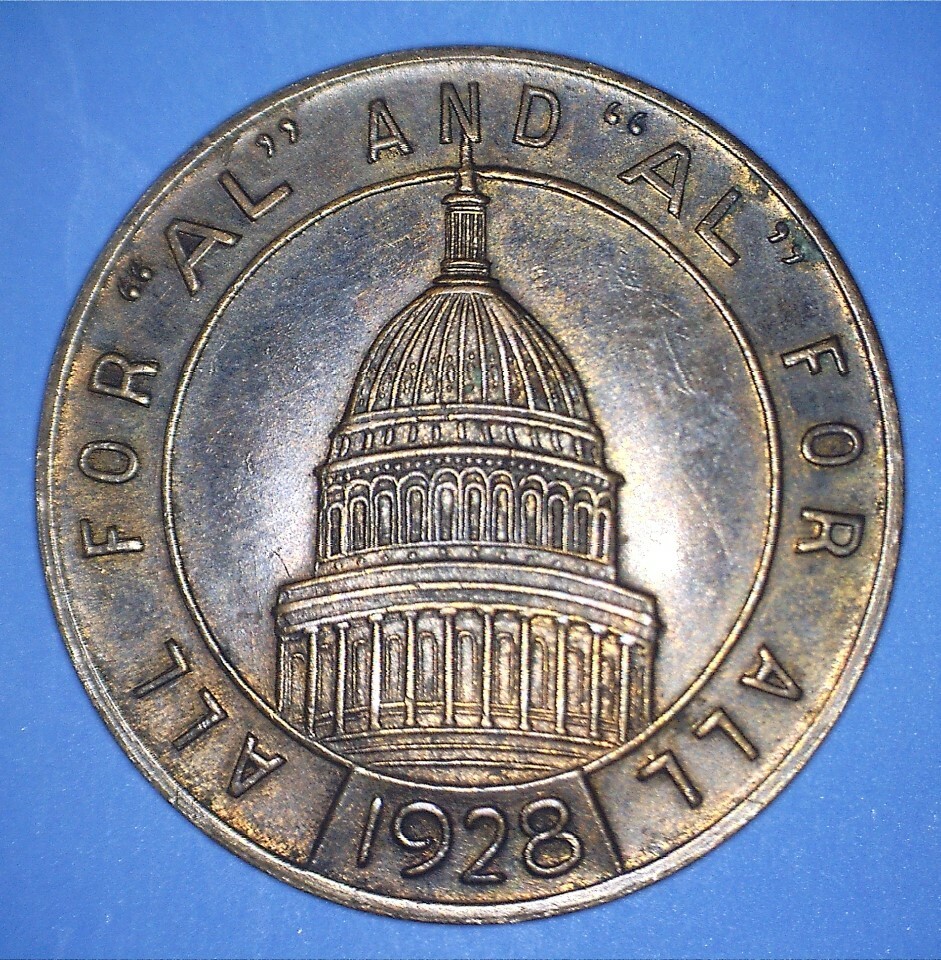 1928 ALFRED E. SMITH FOR PRESIDENT – “ALL FOR AL, AL FOR ALL” – *78555390 🌈