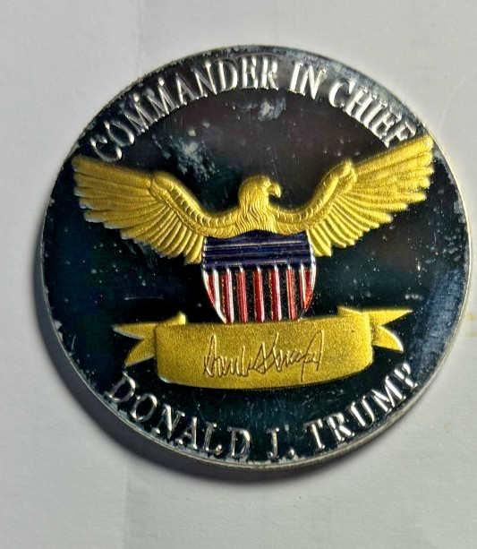 DONALD TRUMP – SET OF TWO (2) -2020 SILVER GOLD PLATED 45th PRESIDENTIAL COIN