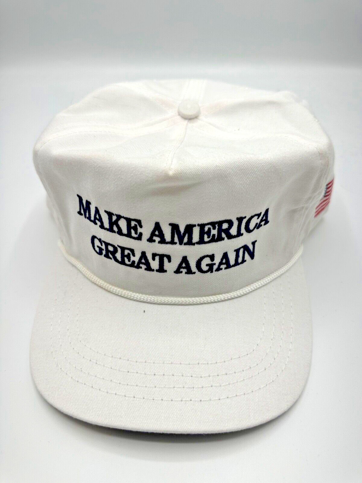 Official Make America Great Again Trump Cali Fame White Snapback Hat Cap