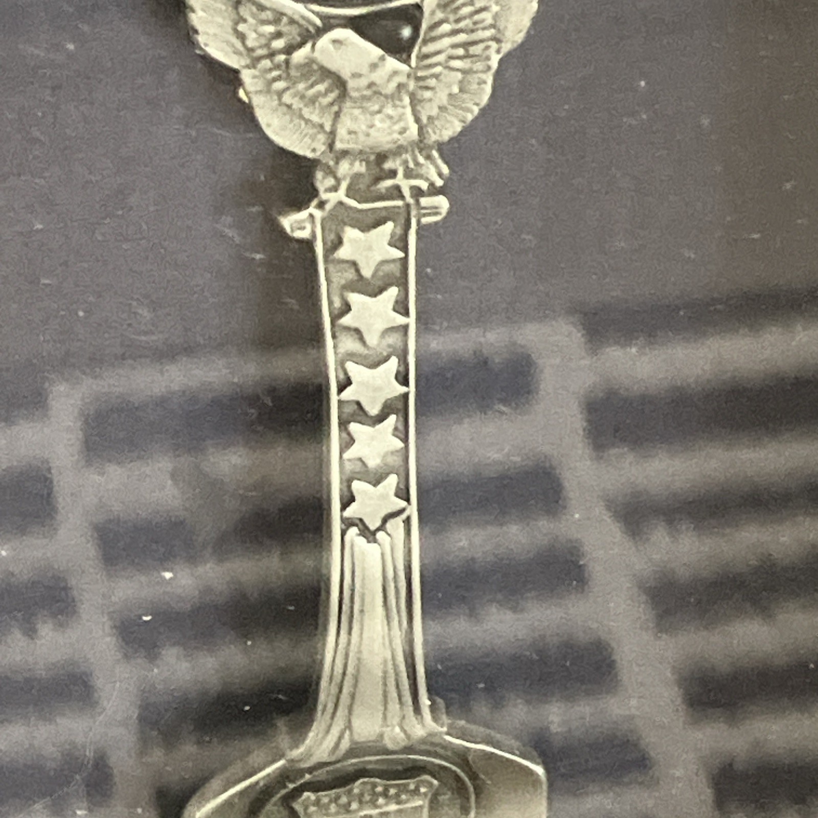 Presidential Ronald Regan And John F Kennedy Silver plated Spoon Set In Frame