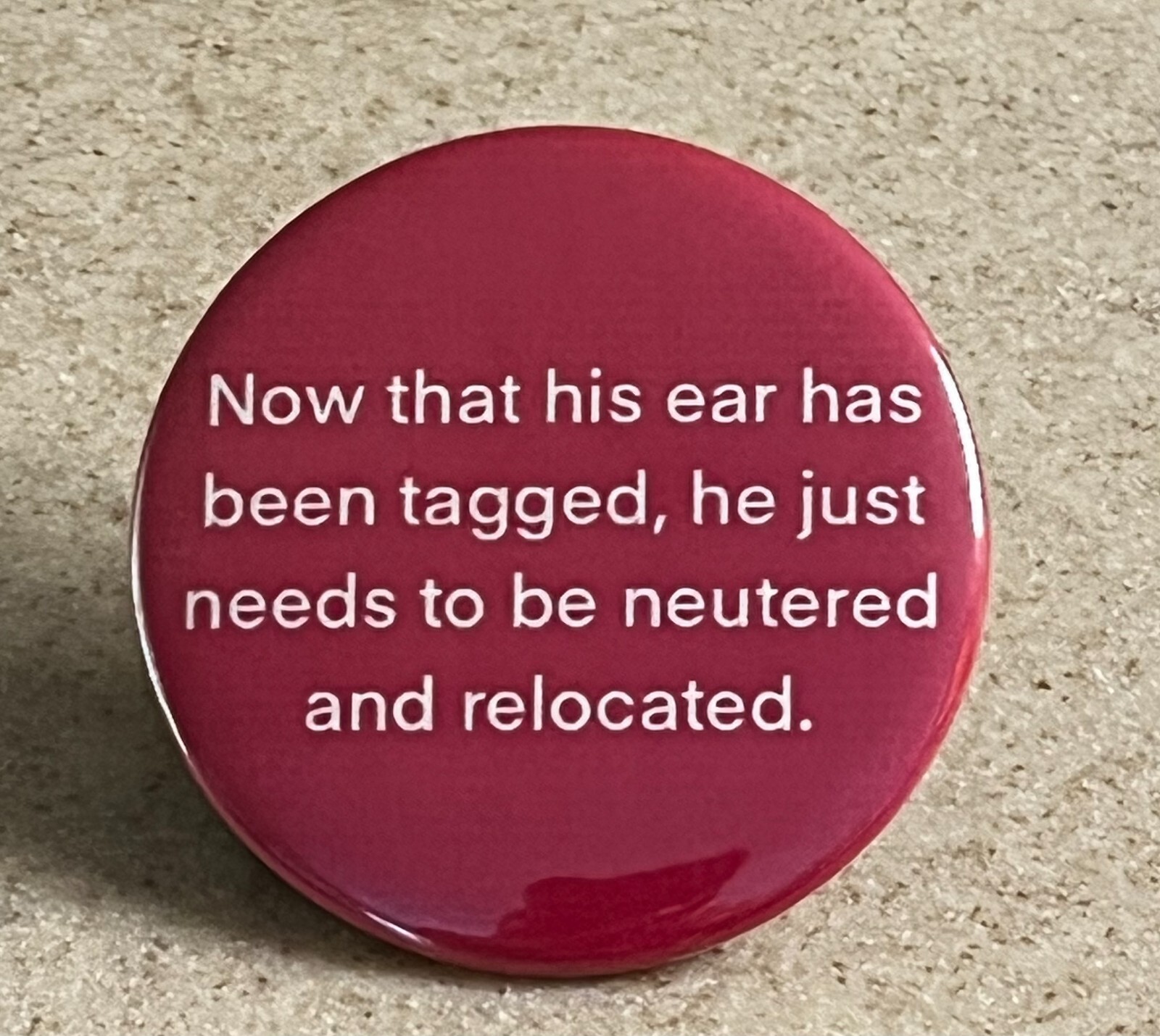 Trump is Neutered Magnet, 2 1/4 inch