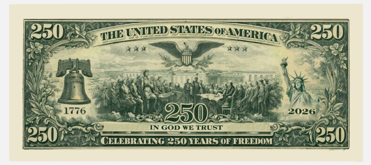 50 PACK-25 Trump $100 Novelty Dollar Bills & 25-250TH ANNIVERSARY BILLS-COLLECT