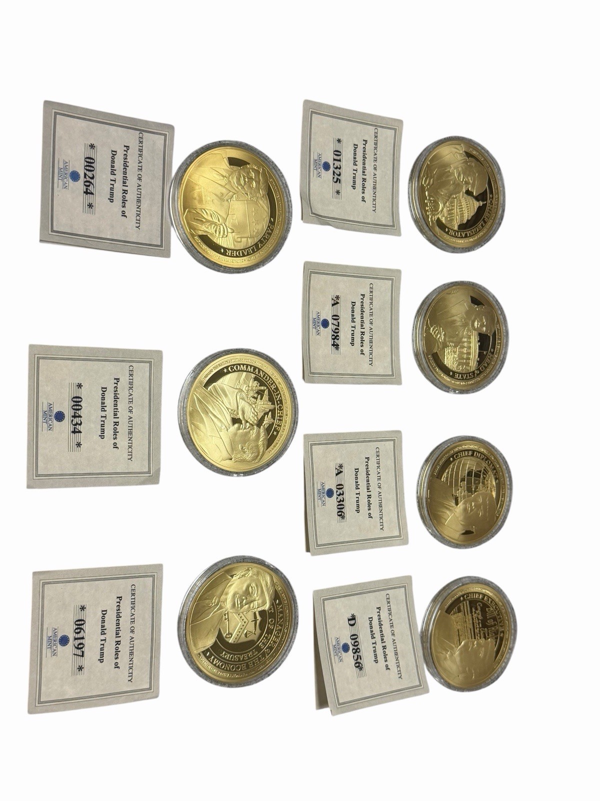 American Mint, Presidential Roles Donald Trump Commemorative Coin collection