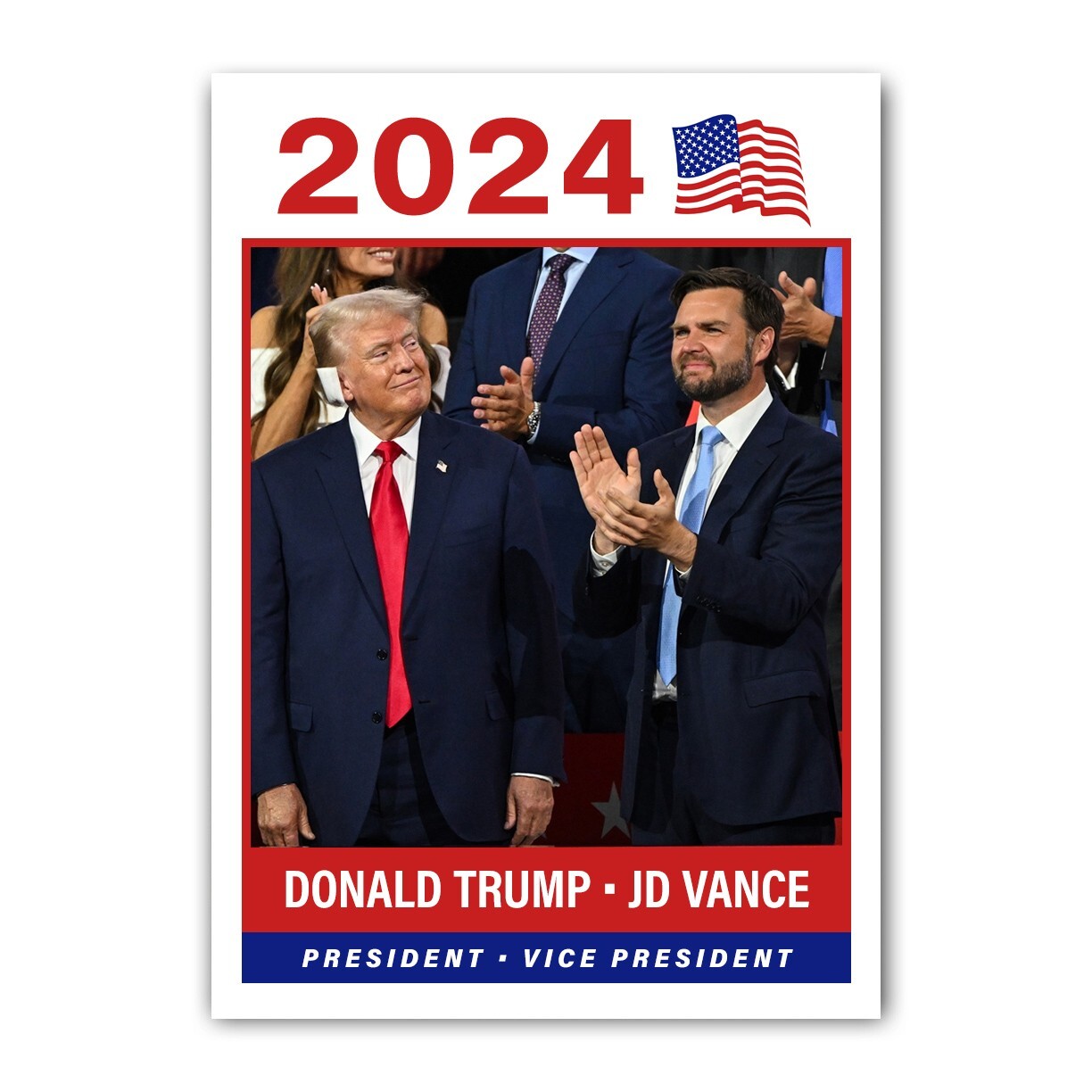Donald Trump 2024 Election Highlights Presidential Trading Card LOT of 5 Cards