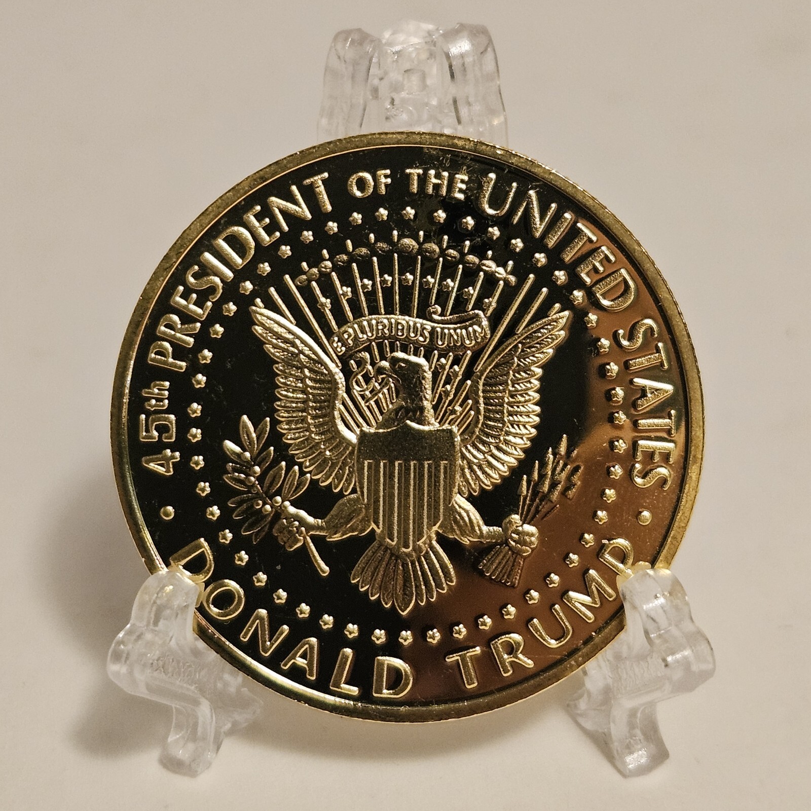 Donald Trump 2019 Gold Plated Challenge Coin 45thPresident Of The United States