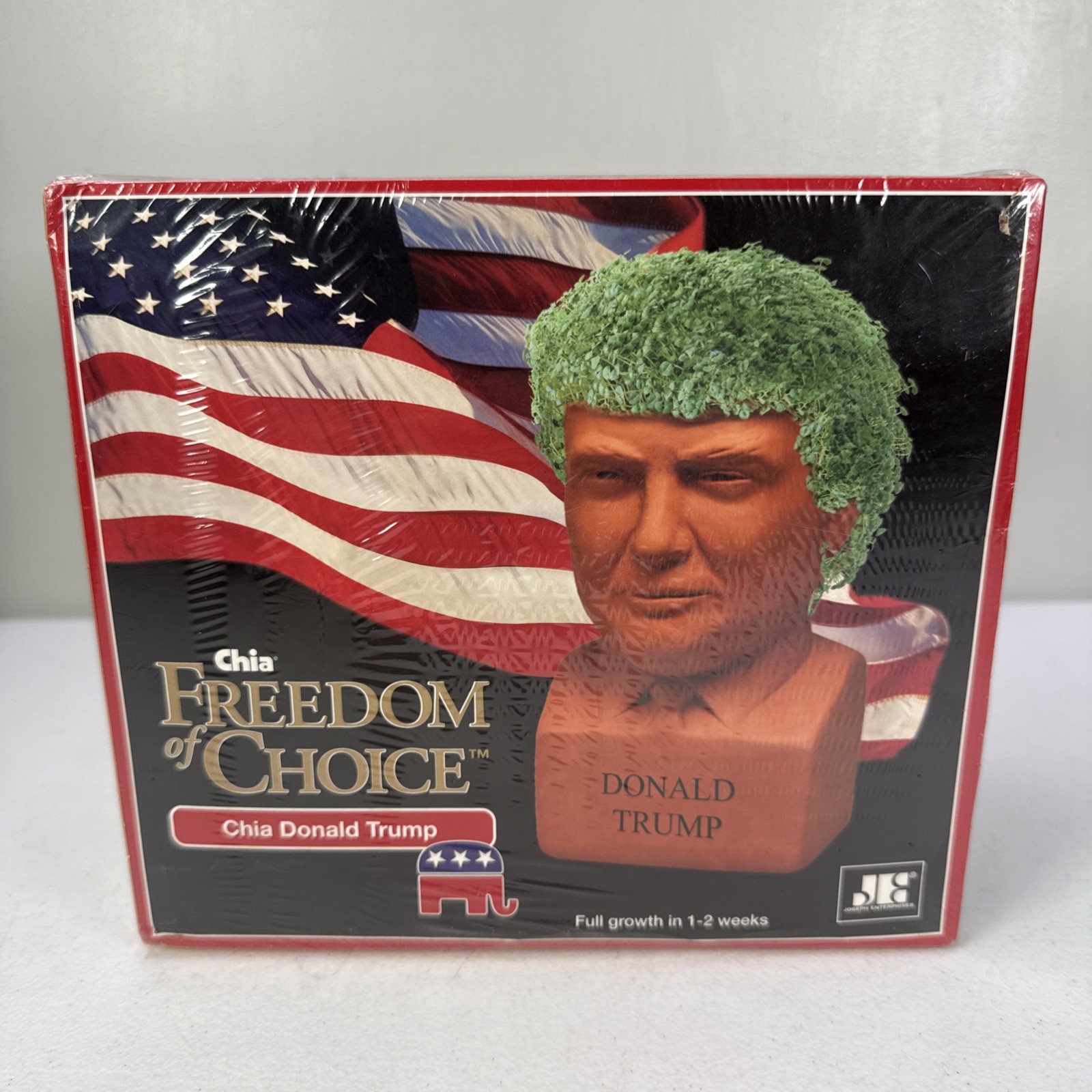 Sealed NEW Chia Pet ‘Freedom of Choice’ Donald Trump 2017 USA Presidential
