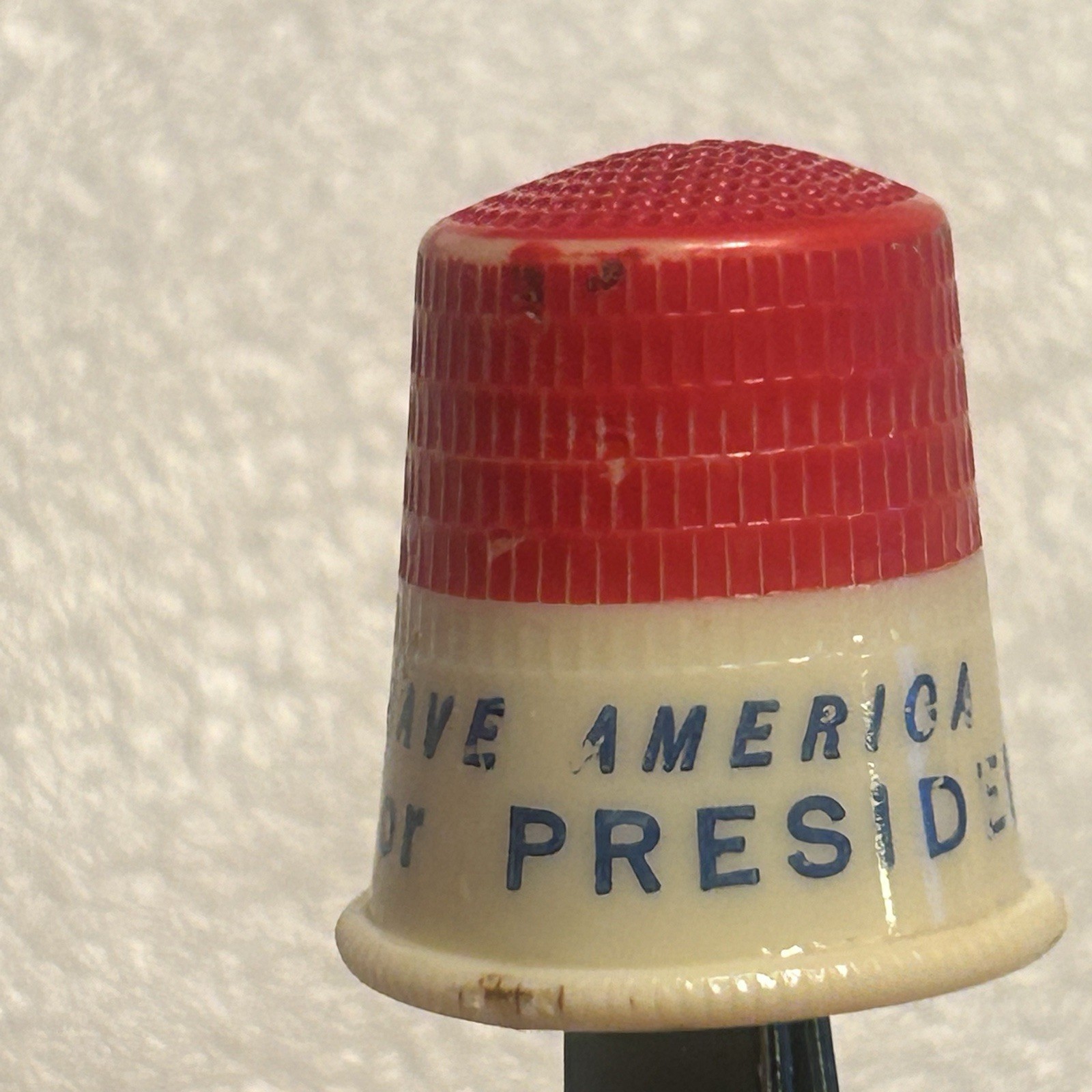 Wendell Willkie 1940 Presidental Campaign Thimble Against Roosevelt VINTAGE ITEM