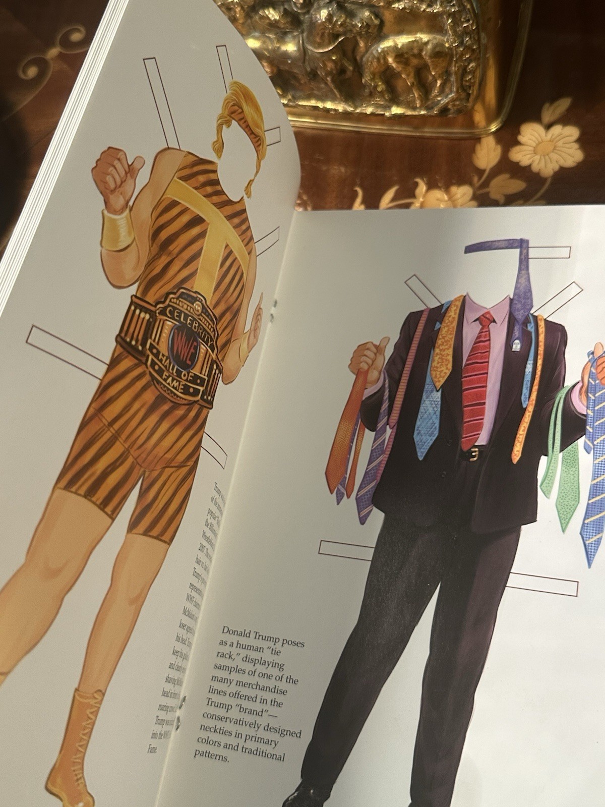 Donald Trump Paper Doll Book 2018 Tim Foley Collectible Campaign Edition