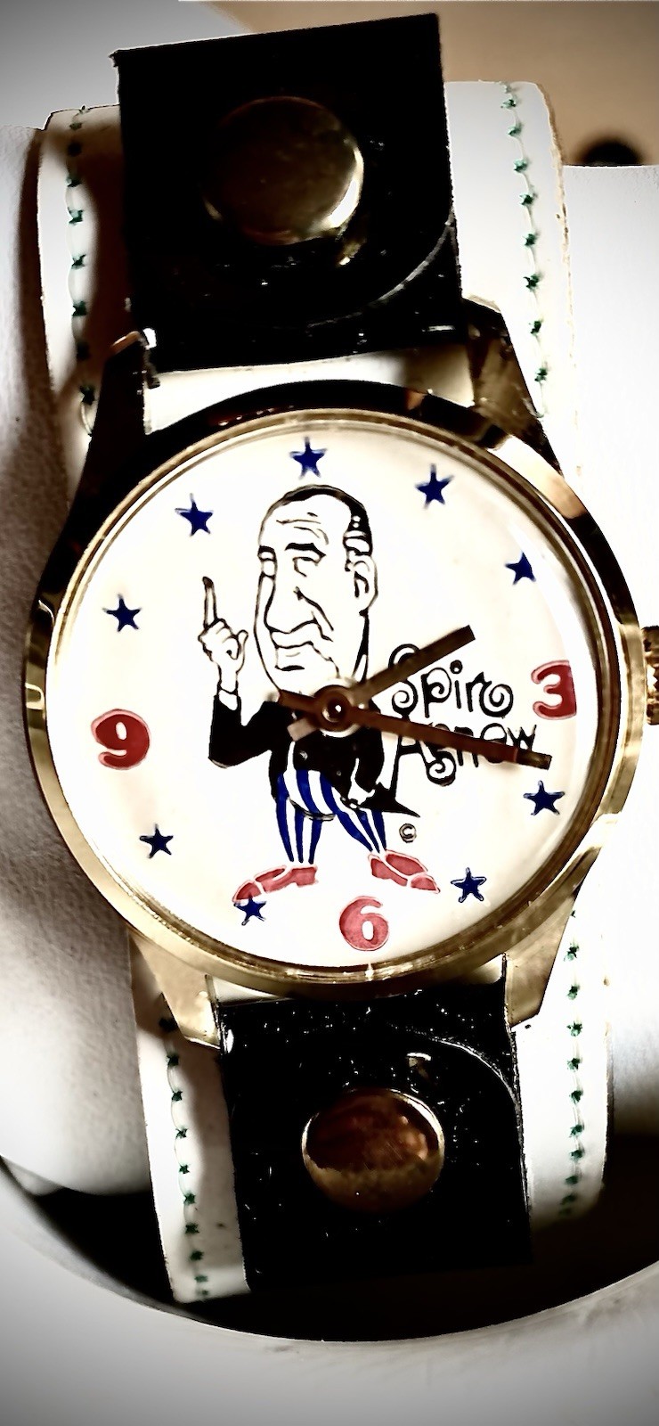 Richard Nixon Spiro Agnew Presidential Wristwatch Vintage Original Rare