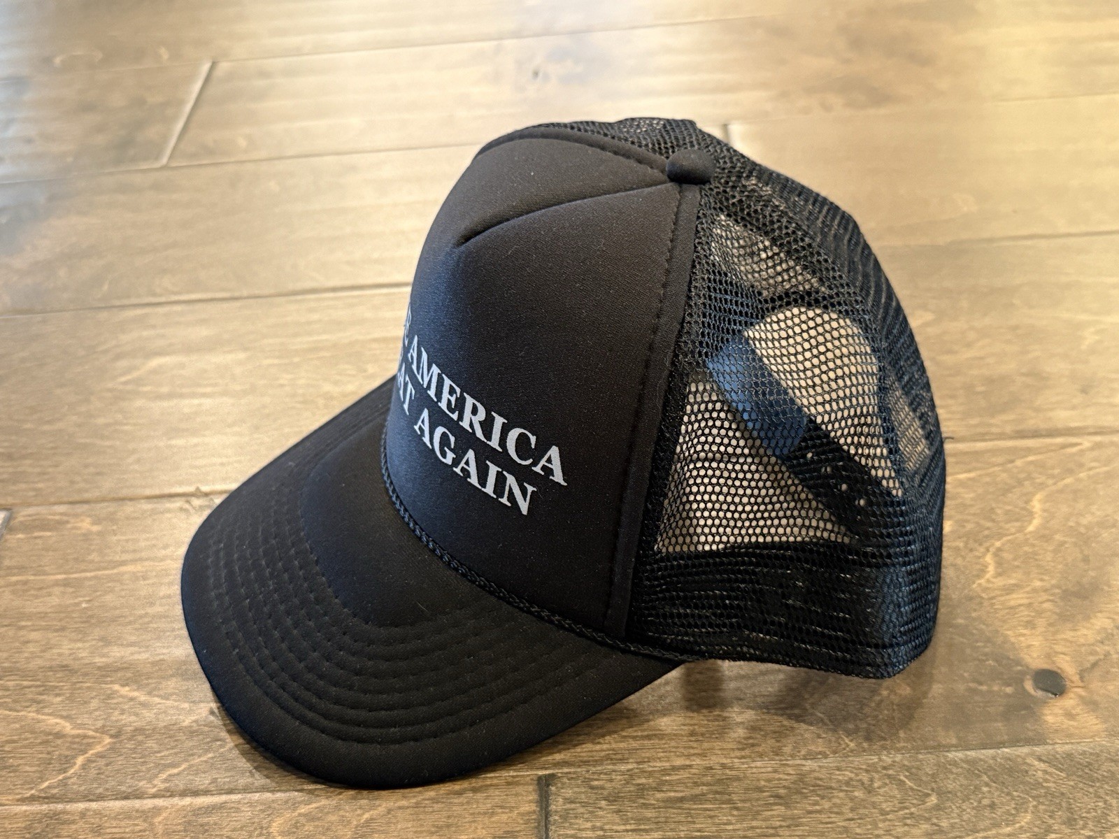 Donald Trump MAGA Make America Great Again Unisex Black Snapback Trucker Hat Cap
