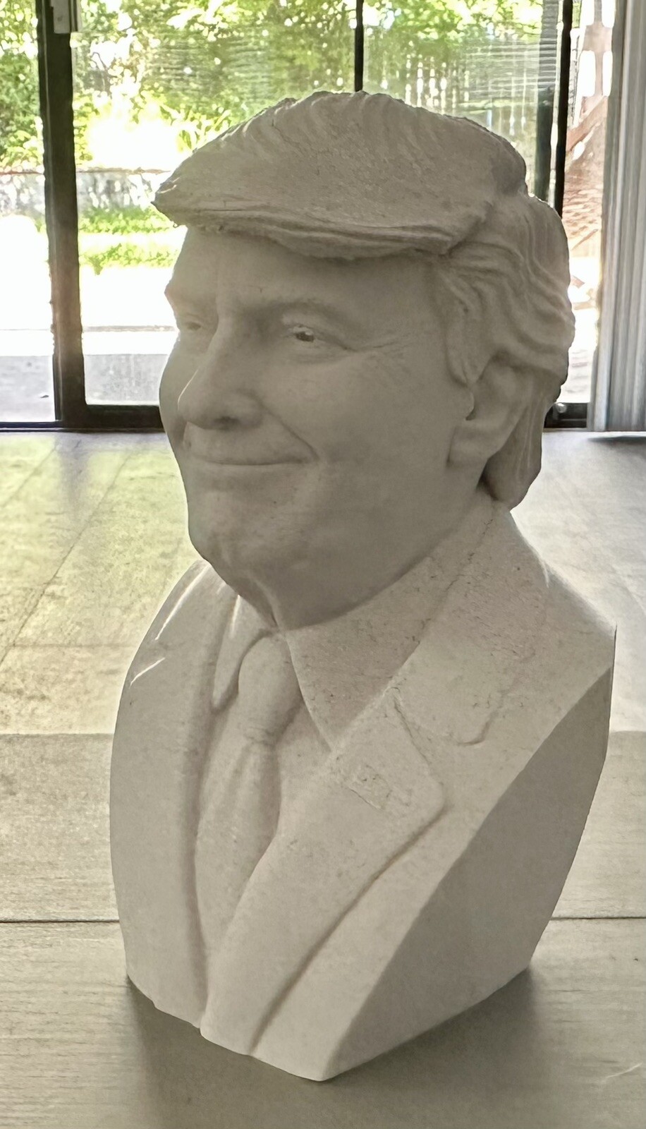 President Donald J Trump DJT Bust MAGA 2024 9” Tall LGB Brandon Biden Marble
