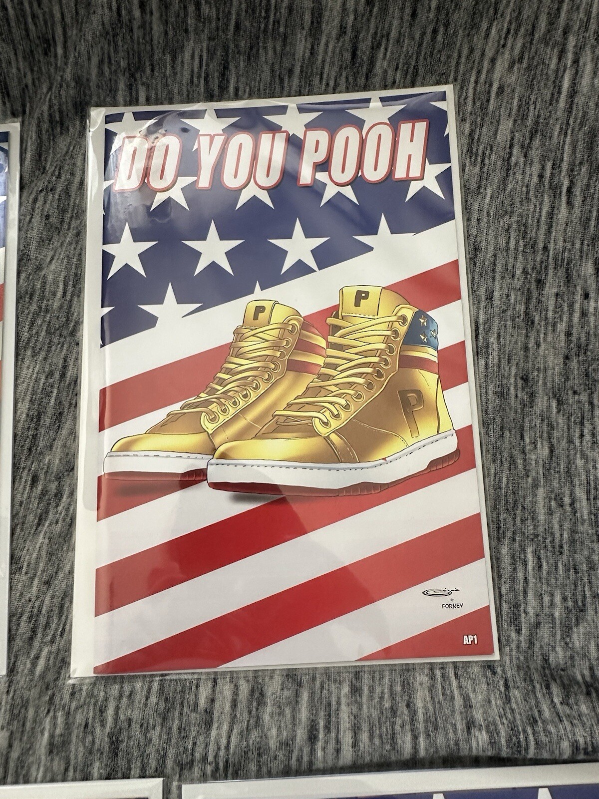 TRUMP Never Surrender Sneakers High Tops, SIZE 11 Authentic! NEW 0329/1000!