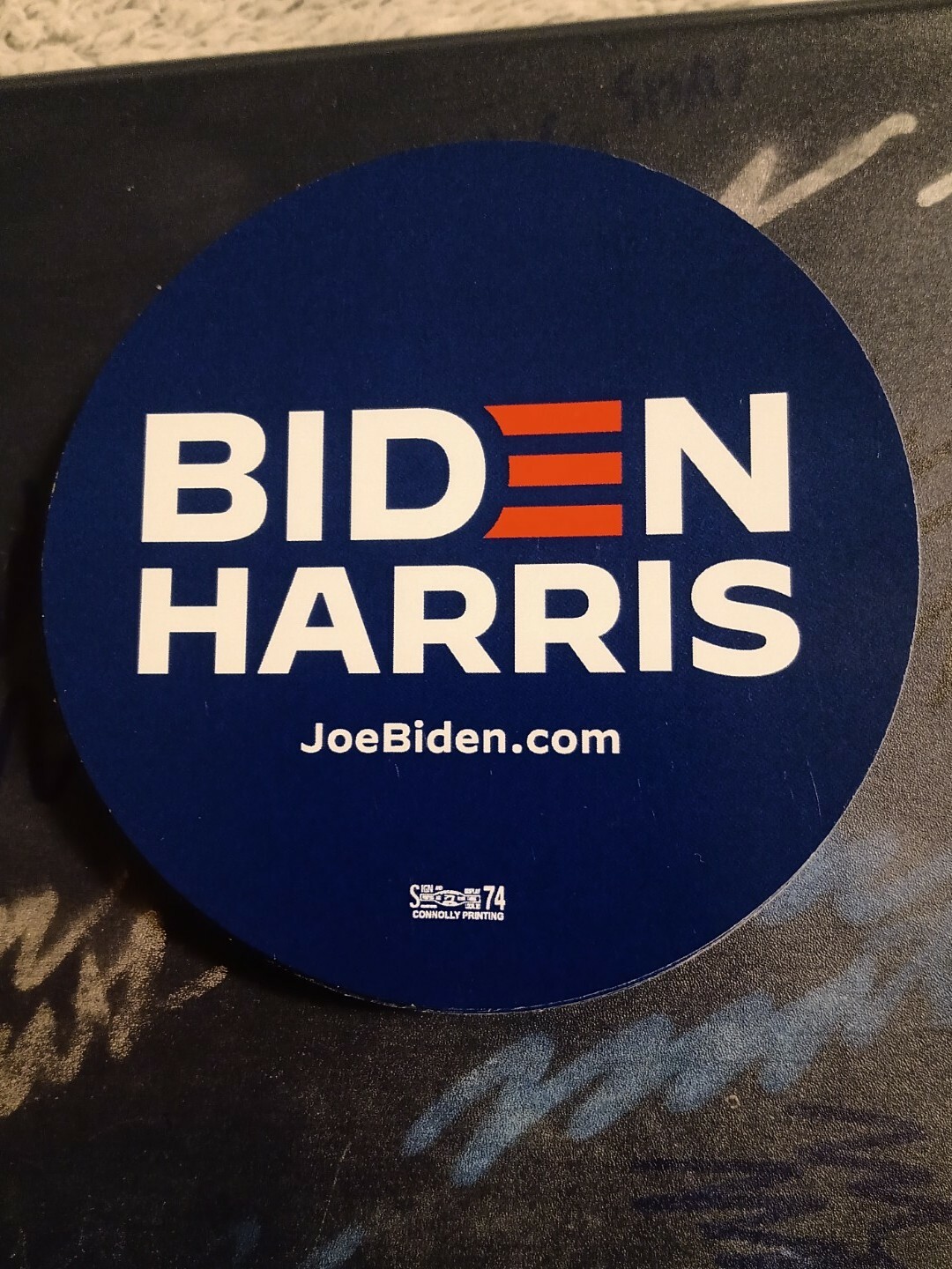 Joe Biden/ Kamala Harris Official Campaign Lapel Bumper Sticker