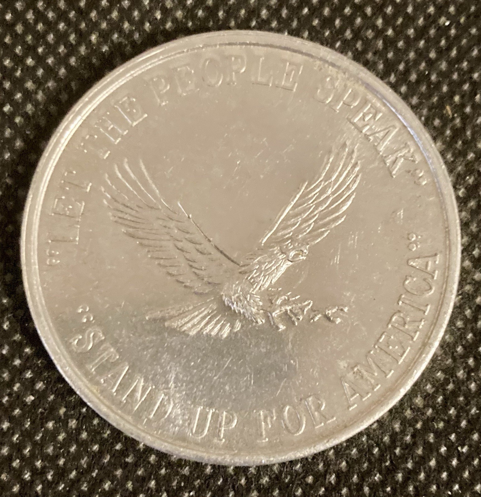George Wallace 1968 Metal Campaign Tokens 1 5/8” – Silver Colored Lot of 3 UNC