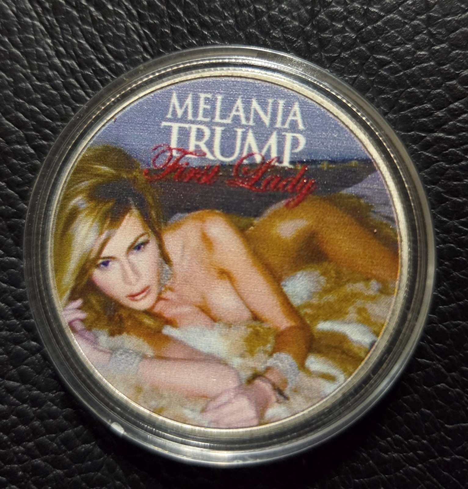Melania Trump 45th President Republican First Lady Color Novelty Coin Token