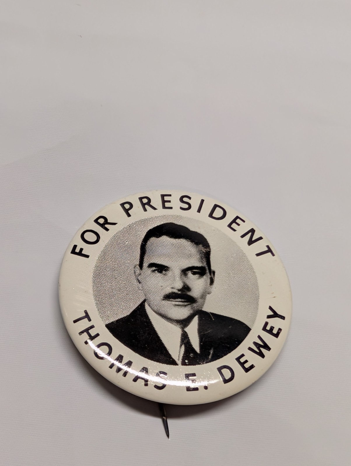 Thomas E. Dewey for President 1948 Political Campaign Pin Reproduction