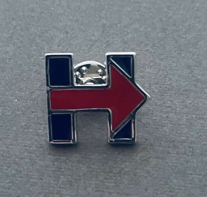 Hilary Clinton 2016 Campaign Pin Enamel on Silver Tone Metal – Includes Box