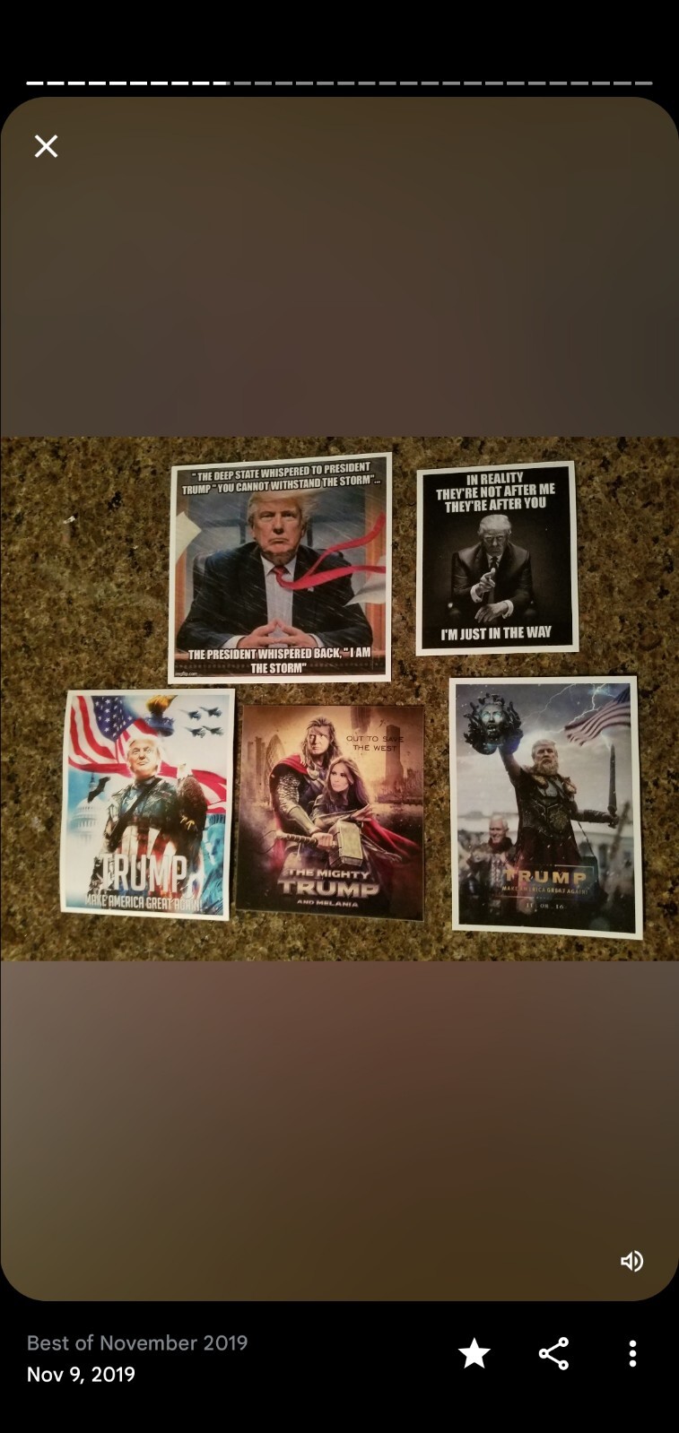 TRUMP STICKERS VARIETY PACK OF THREE (3) *HEAVY DUTY* WEATHER PROOF VINYL