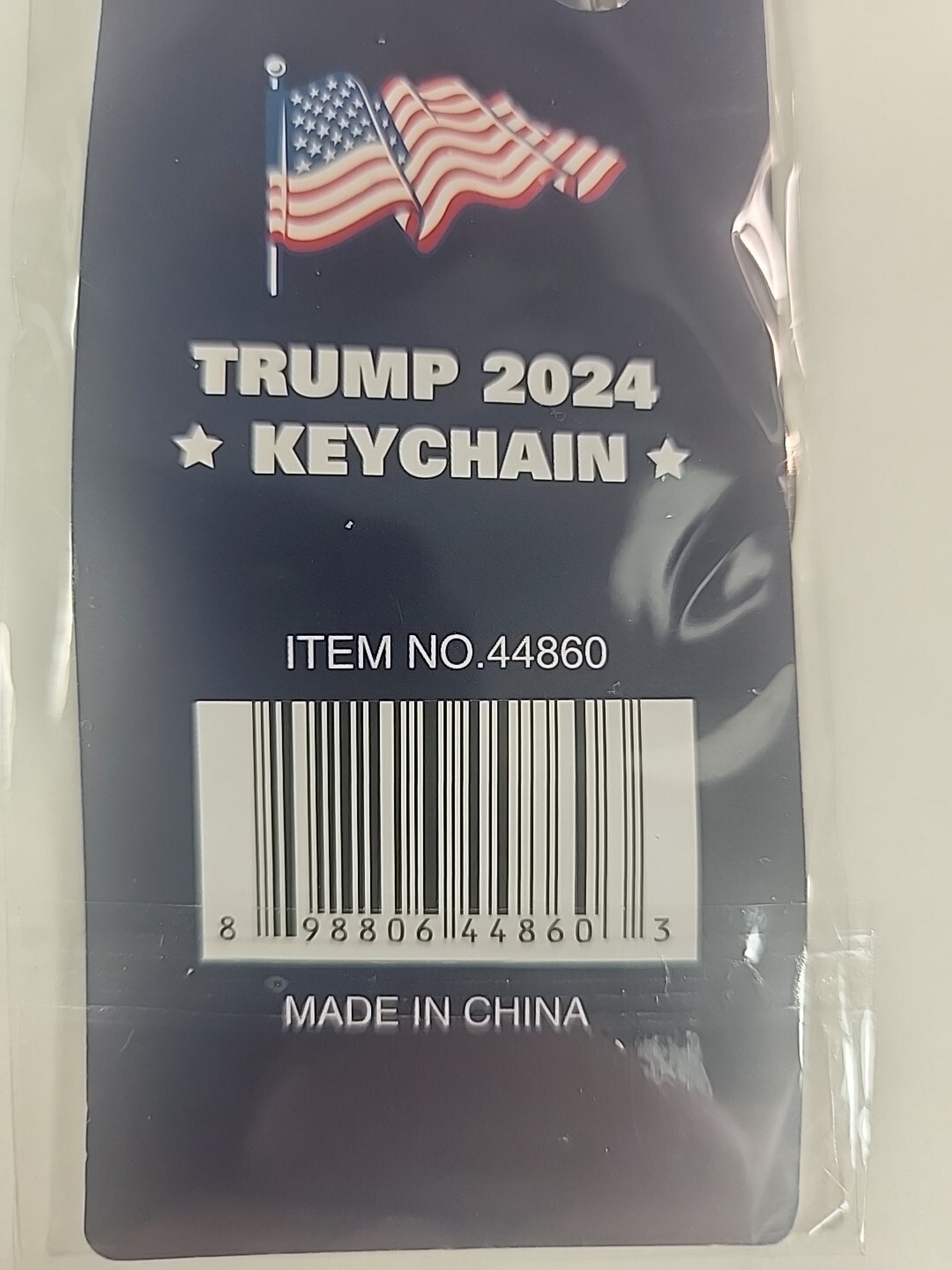 Trump 2024 “Save America Again” Keychain Donald Trump DOUBLE-SIDED NEW CARDED!