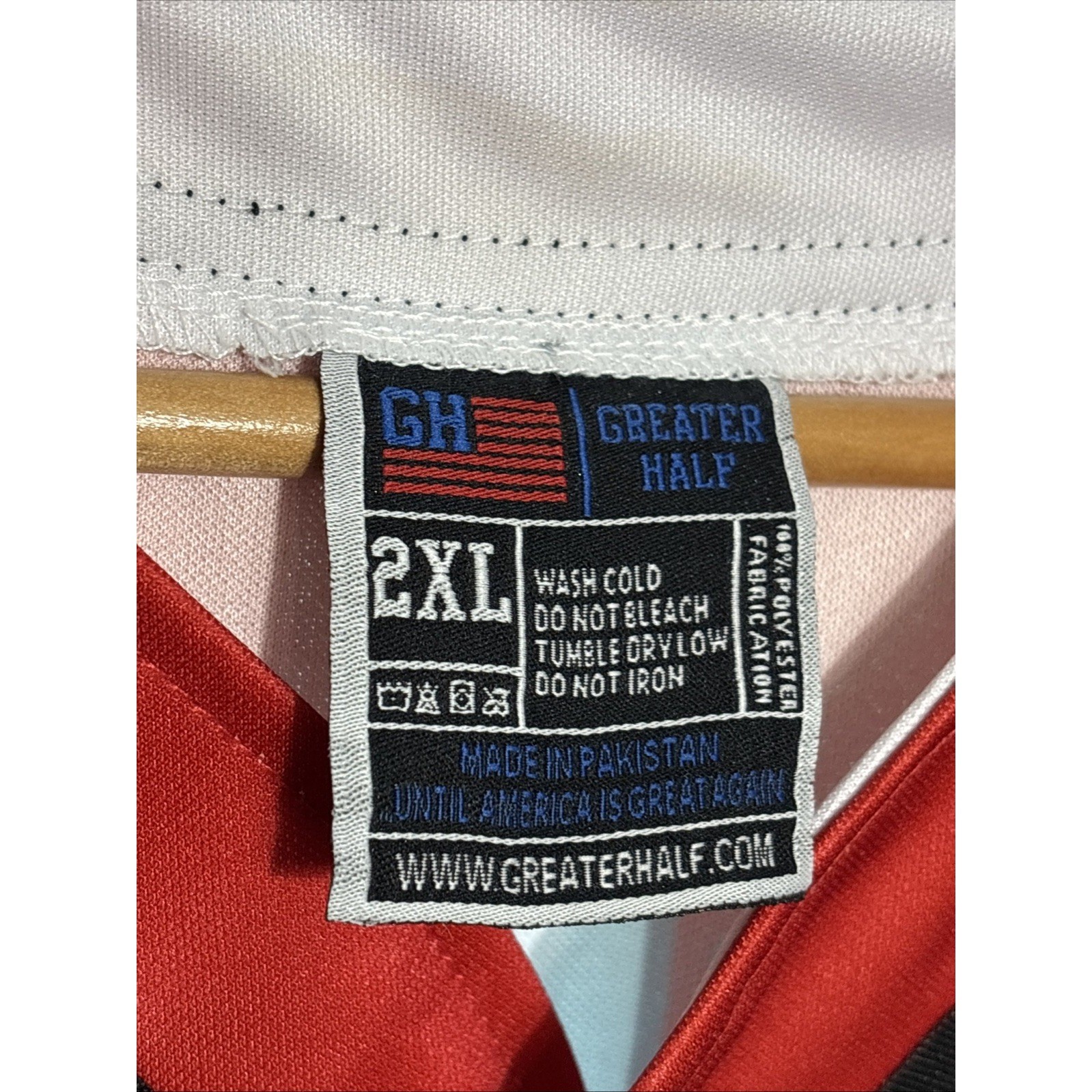 Greater Half Donald Trump #45 USA Statue Of Liberty Baseball Jersey Men’s Sz 2xl