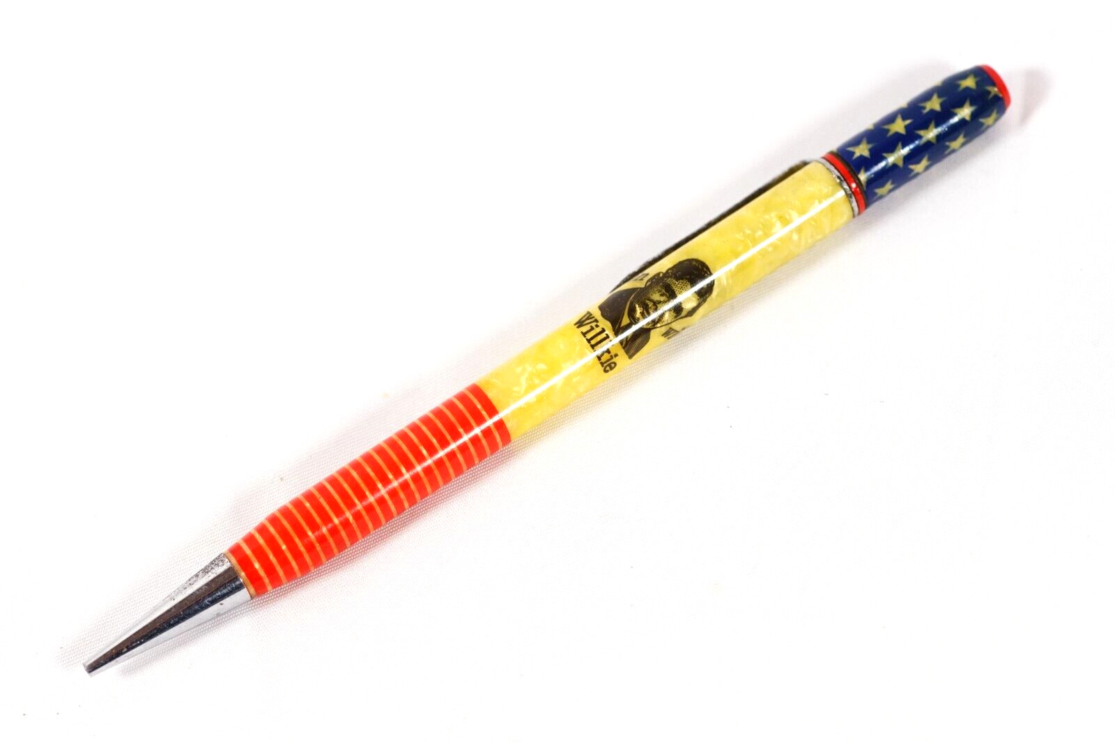 1940 Wendell Willkie Patriotic Political Campaign Pencil Marbled Celluloid