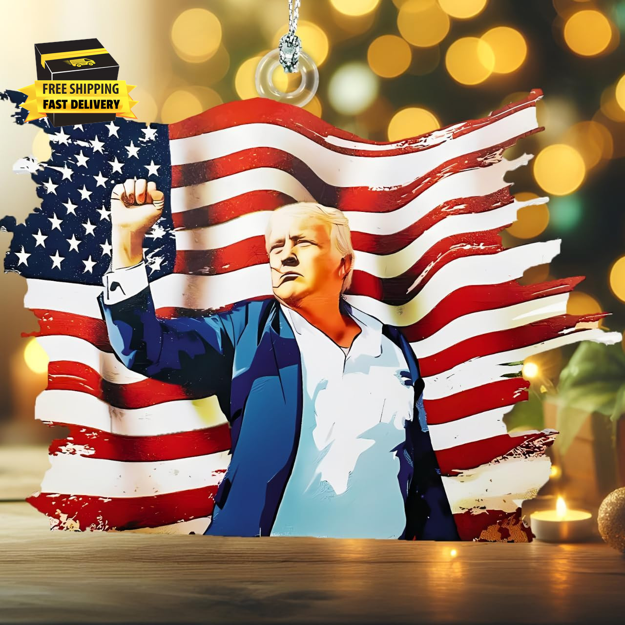 Trump Gifts, Trump Ornament 2025, Trump Tree Ornaments, Donald Trump Gifts, Dona