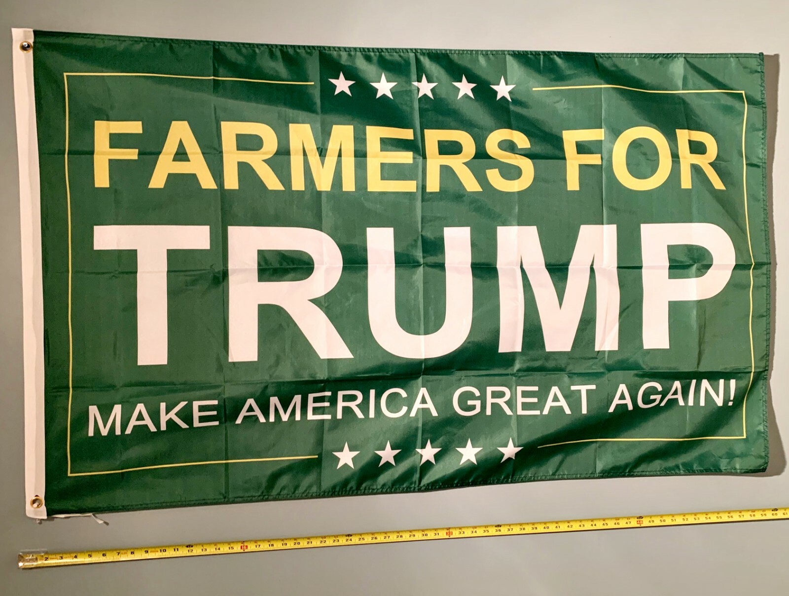 DONALD TRUMP FLAG *FREE SHIP USA SELLER!* NEW Farmers For Trump Army Sign 3×5′