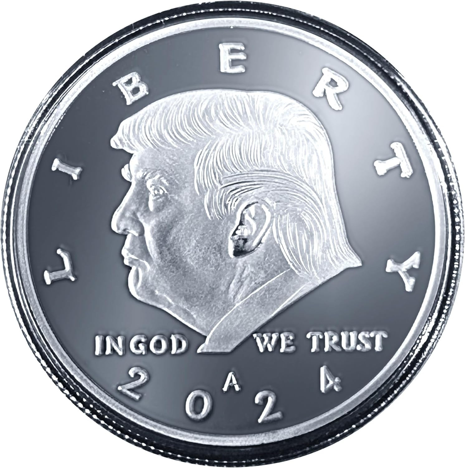 Donald Trump Silver Coin 2024 with Certificate of Authenticity, President Coin,