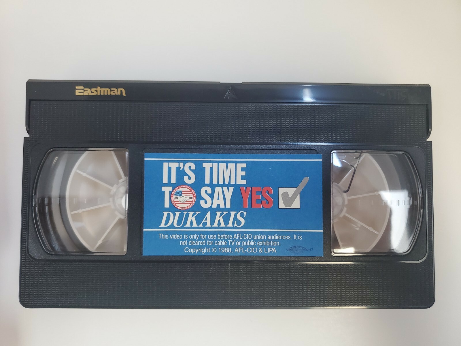 It’s Time to Say Yes VHS Presidential Campaign Promo Michael Dukakis TESTED