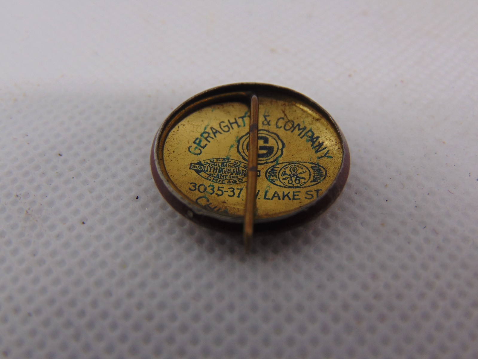 1928 ALFRED E. SMITH Al President campaign pin pinback button hoover election