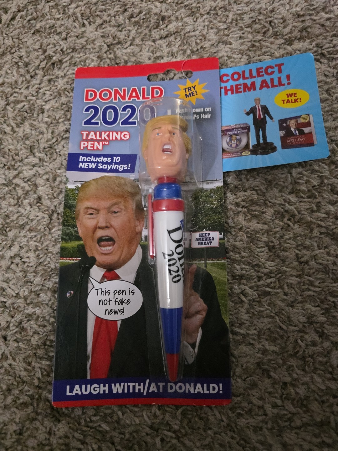 Donald Trump Talking Pen (10 Different Sayings) 2020 President Collectible New