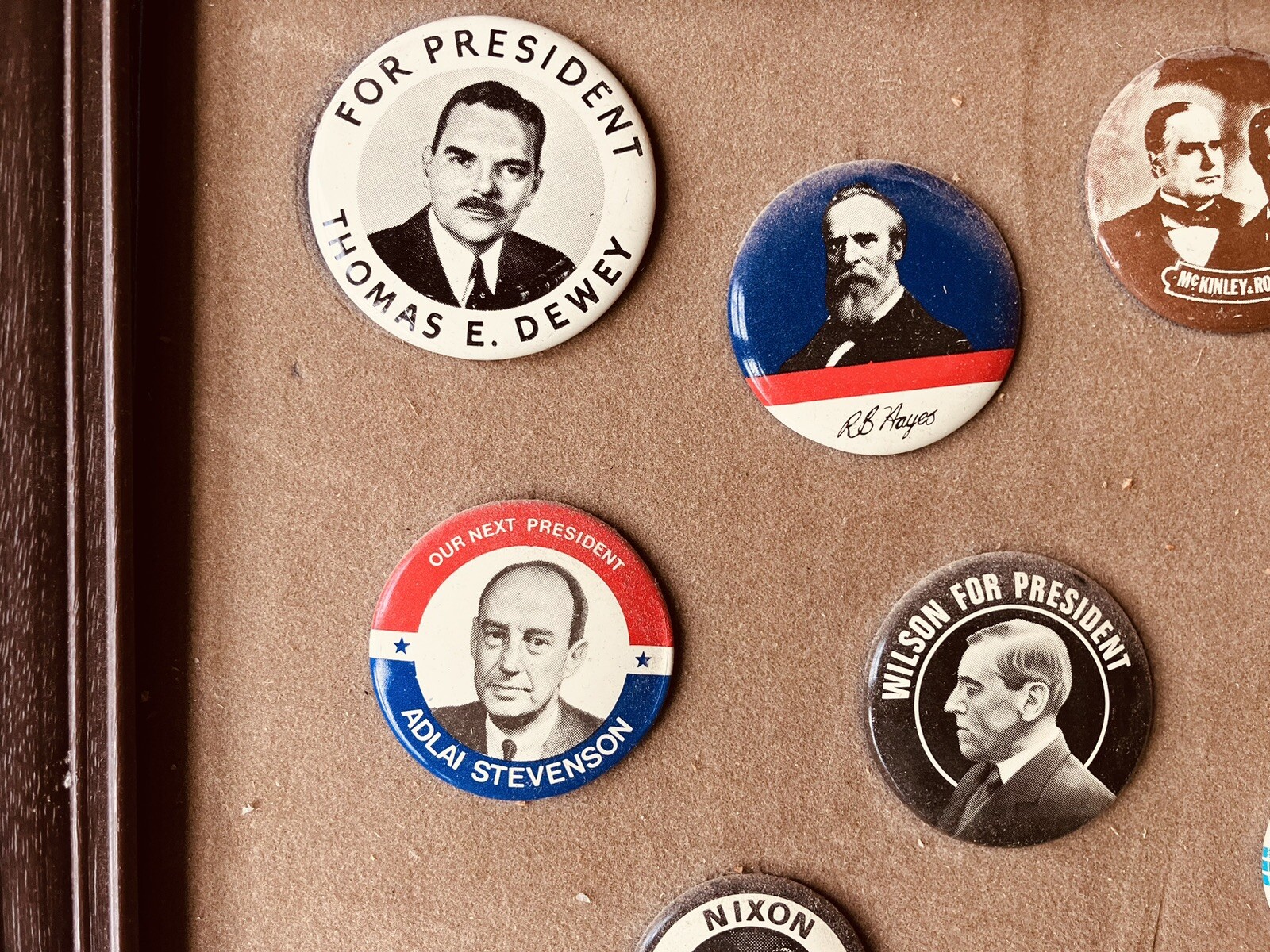 Large Mixed Lot-Political Pinback Campaign Buttons-Presidential/Other