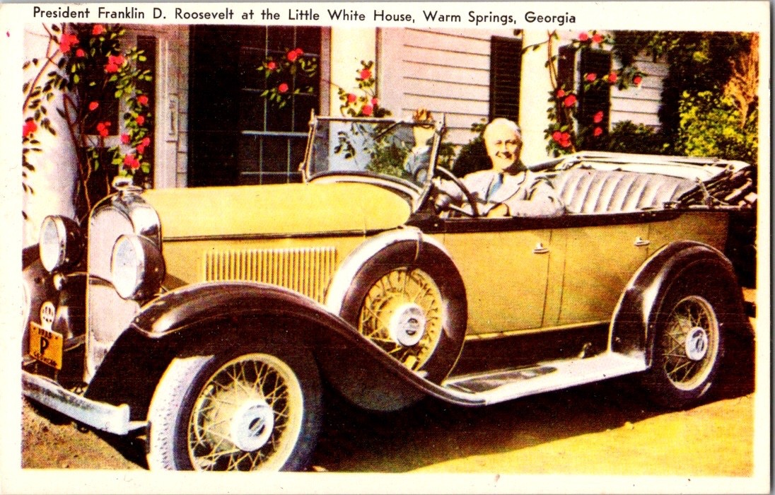 Presidential Campaign Postcard FDR Georgia