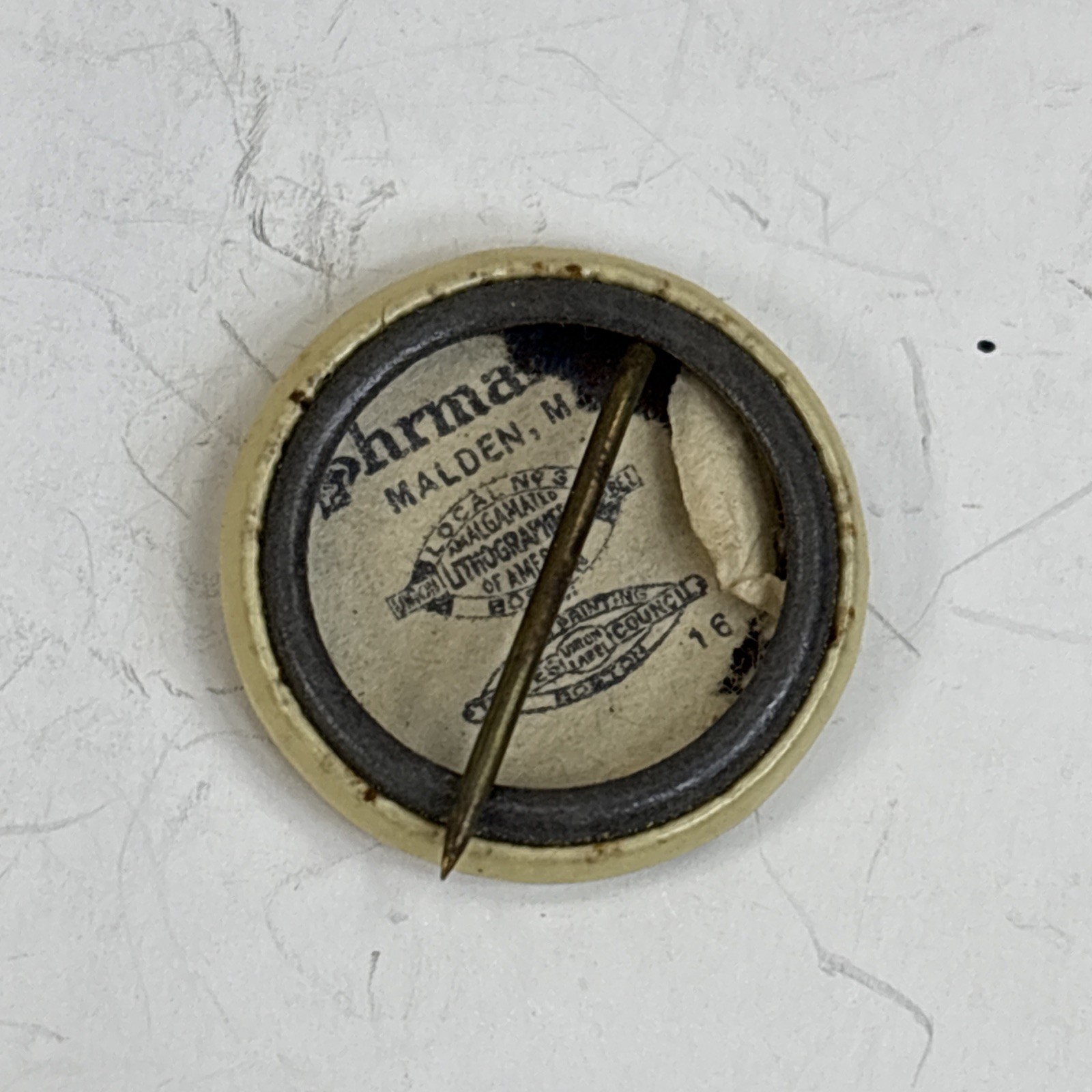 Patriotic League Button Political Early 20th Century Pin-back 53D42