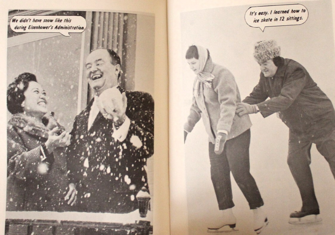 I Wish I’d Said That 1965 SC Satirical Photo Book Hubert Humphrey Politics