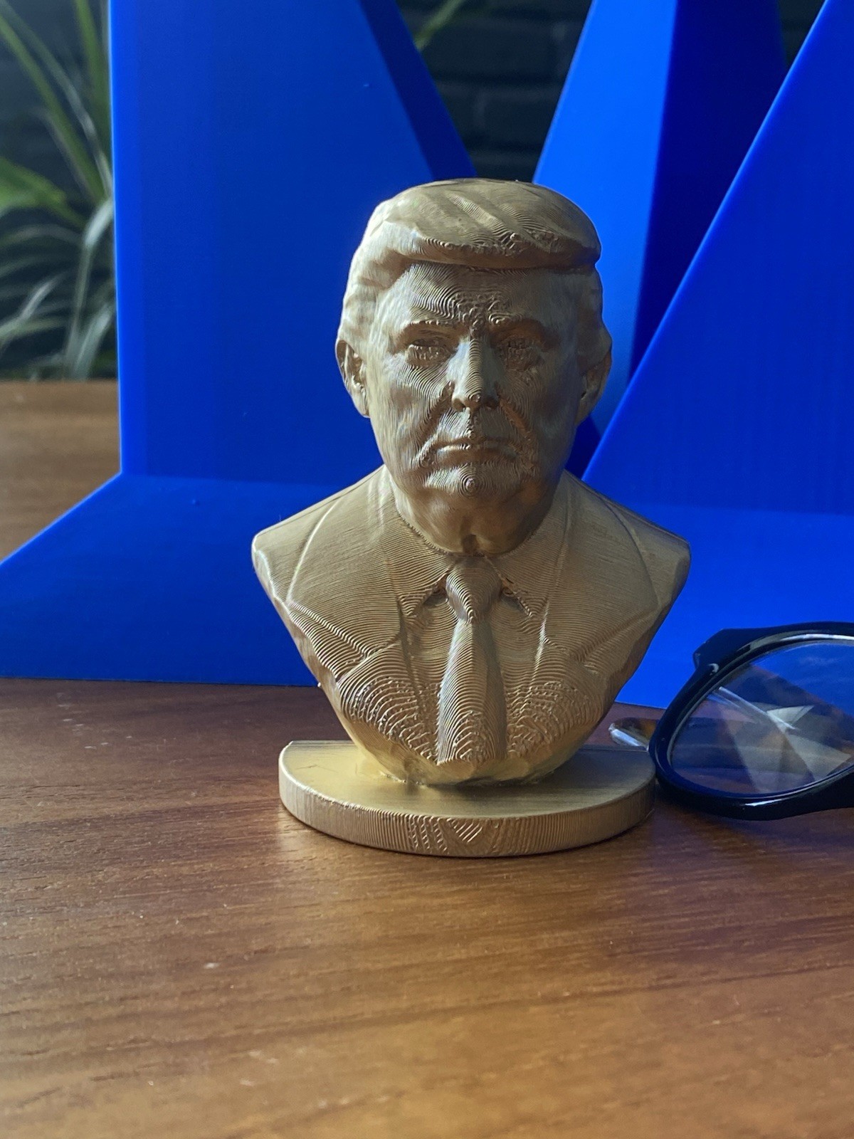 Lot of 6! President Donald Trump Statue Gold 3D Printed Figurine Statue Bust