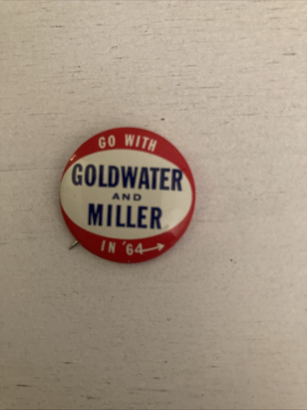 Goldwater/Miller campaign button 1964