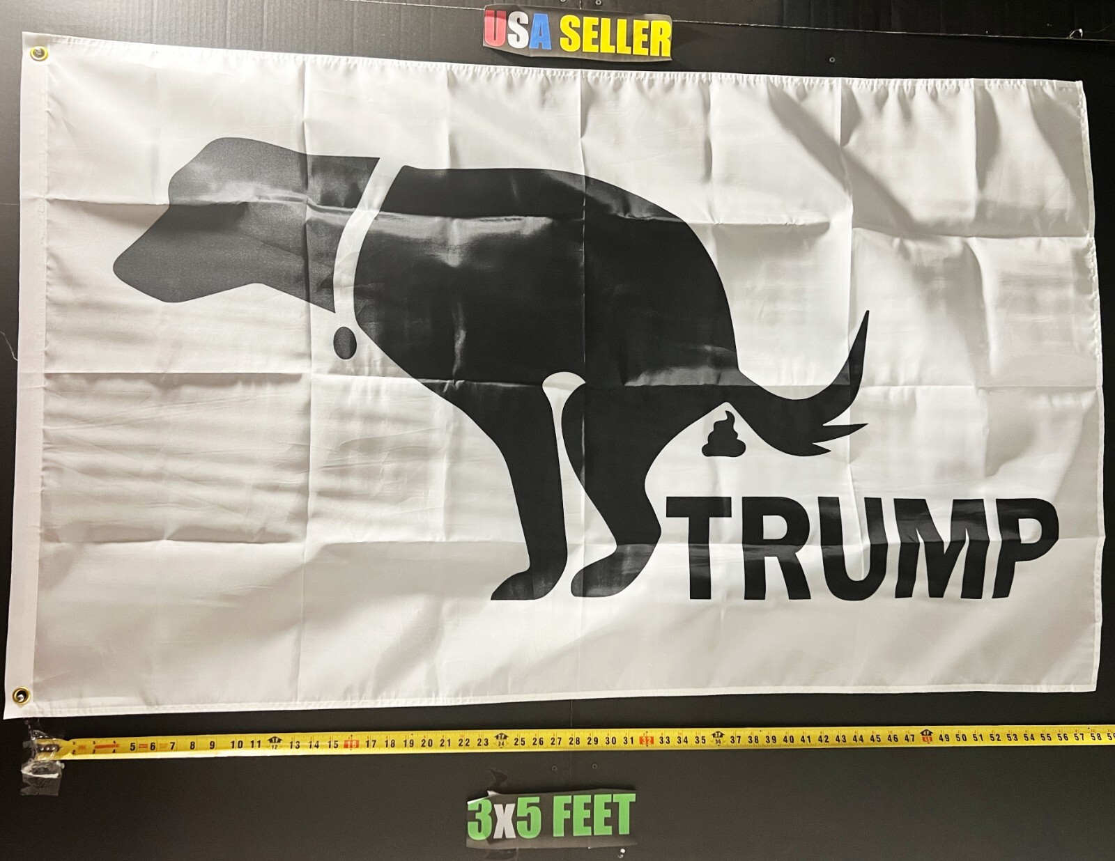 Anti Trump Flag FREE SHIPPING 5 Trump For Prison America Beer Man Cave Sign 3×5′
