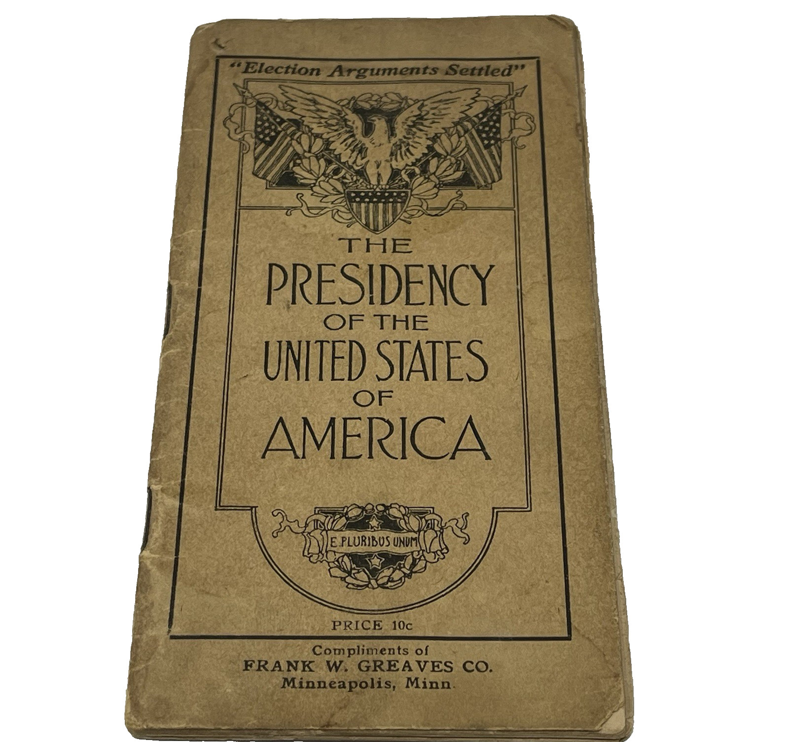 1916 Presidency Of The United States Of America Election Arguments Statistics