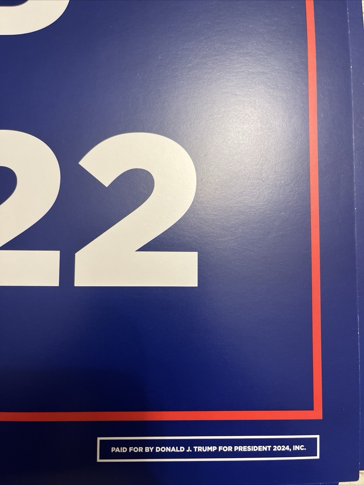 *INAUG SALE* Mix/Match any 2x Trump/Vance Official Campaign Placard Rally Signs