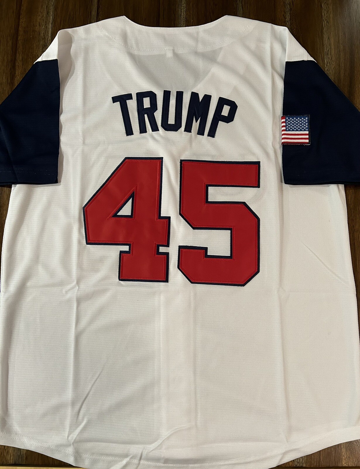 Donald Trump USA Jersey #45 President 2016 2024 Men’s L Brand New