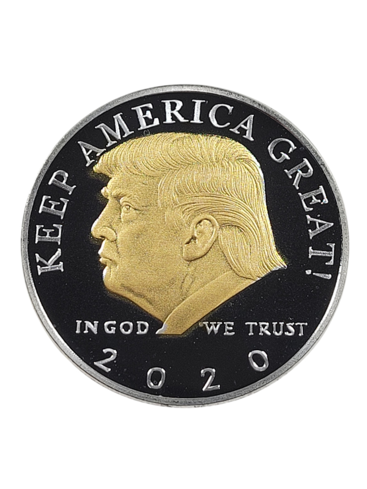 DONALD TRUMP 2020 SILVER GOLD PLATED COIN 45 PRESIDENT KEEP AMERICA GREAT HOT!