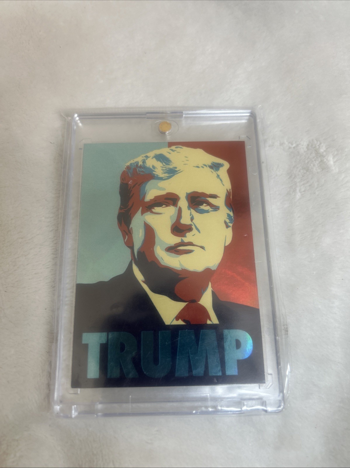 Donald Trump Pop Art Portrait Trading Card by Proud Patriots W/ COA Incased USA