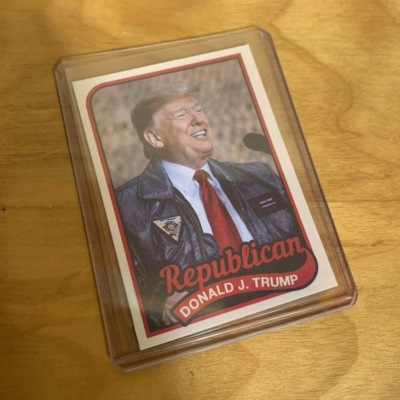 Donald Trump Novelty Custom 1989 Style Presidential Baseball Card MAGA GOP 2020