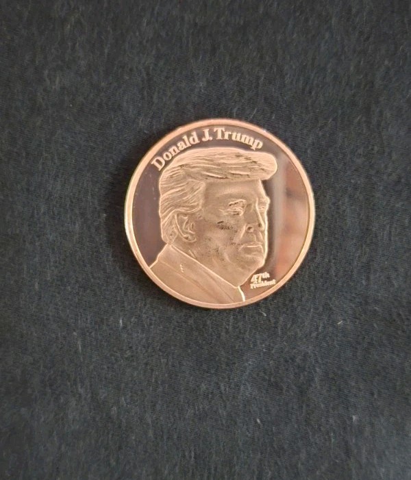 Donald Trump 47th President coin .999 copper 1oz DJT Father’s day gift MADE USA