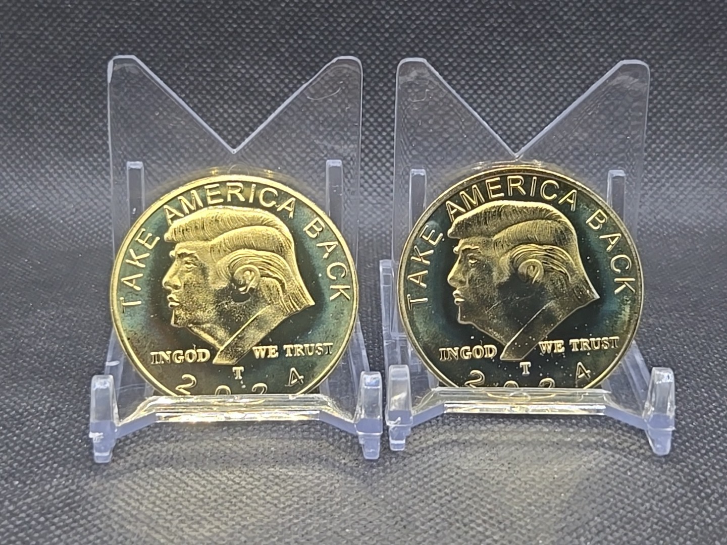 2024 President Donald Trump Commemorative Coin Take America Back Coins Gold (2)