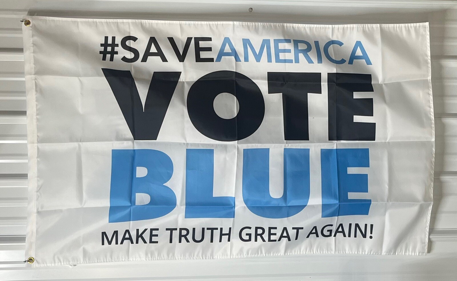 Democrat Flag FREE USA SHIP Vote Blue W #Save America Biden Unite USA Sign 3×5′