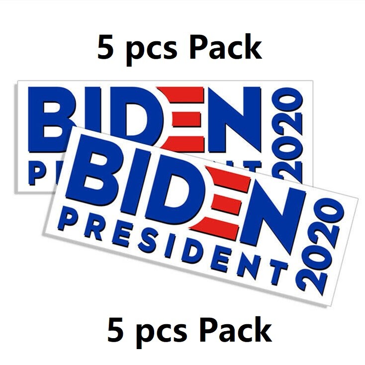 5pcs Joe Biden President 2020 Election Campaign Democratic Bumper Stickers Decal