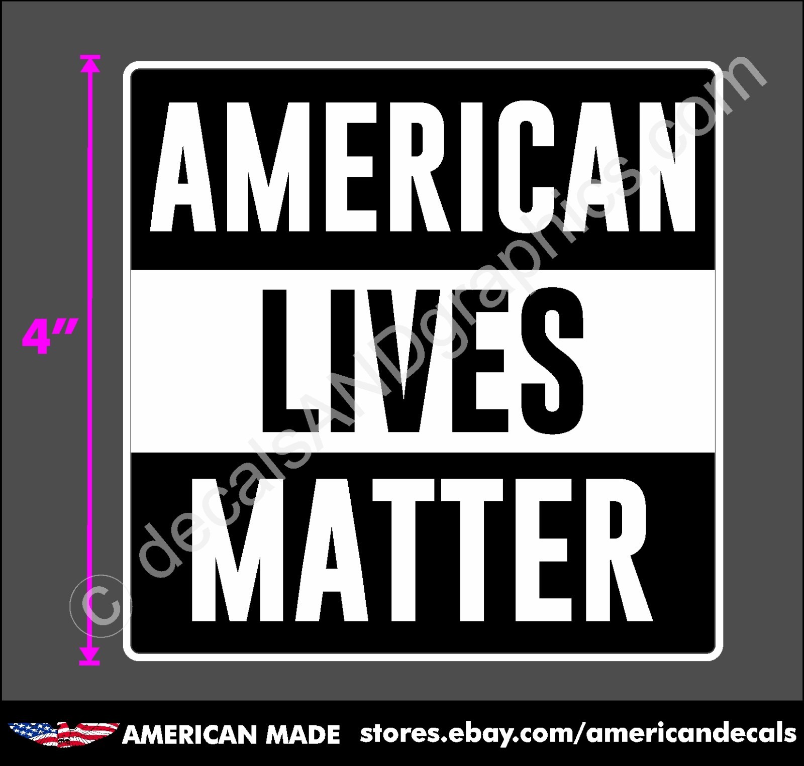 TRUMP 2020 2024 STICKER AMERICAN LIVES MATTER ANTI DEMOCRAT DECAL
